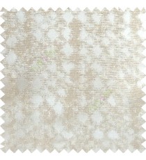 Beige color solid texture finished surface texture gradients geometric dice shapes polyester main curtain